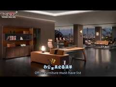 Le bureau moderne L de style forment le bureau exécutif de luxe pour des meubles de bureau