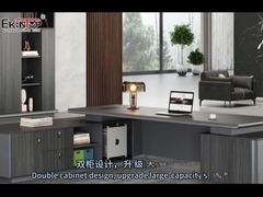 Meubles en forme de L modernes de bureau pour l'ODM de directeur Manager CEO Boss