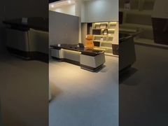 Meubles en forme de L modernes de bureau pour l'ODM de directeur Manager CEO Boss