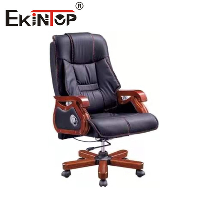 L'unité centrale de chaise de bureau de Leather Swivel Executive de directeur de Morden a capitonné Seat personnalisable