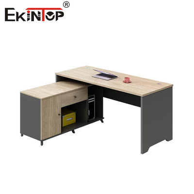 Tableau de bureau pour employés Meubles de bureau modulaires en bois naturel