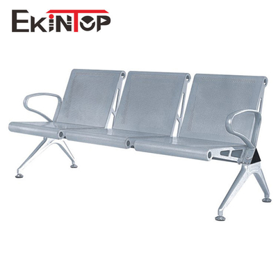 La salle d'attente d'aéroport d'accoudoir de Chrome préside 4 Seater pour l'OEM de réception