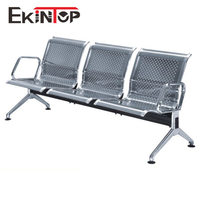 La salle d'attente d'aéroport d'accoudoir de Chrome préside 4 Seater pour l'OEM de réception