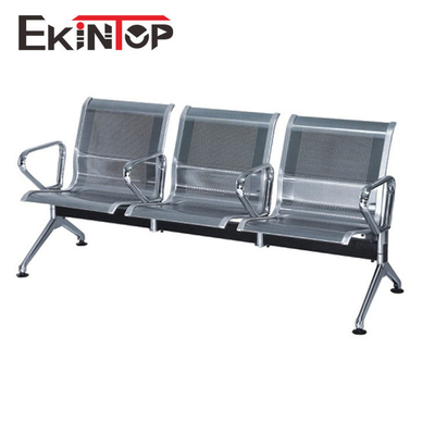 La salle d'attente d'aéroport d'accoudoir de Chrome préside 4 Seater pour l'OEM de réception