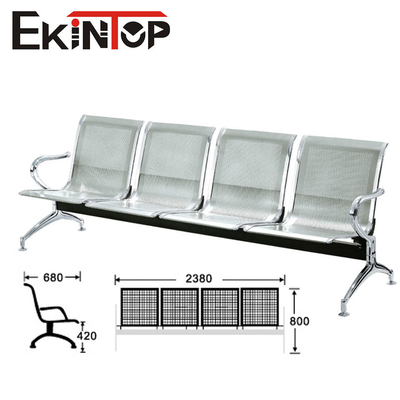 Le banc de attente de chaise d'ODM d'OEM avec l'accoudoir laminent à froid le matériel en acier