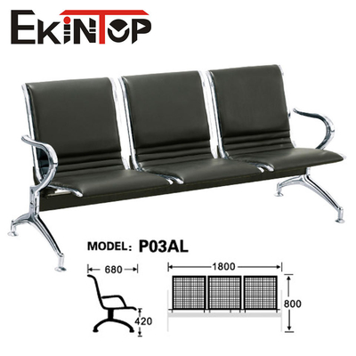Chaise en acier durable moderne pour l'ODM de Seater de l'hôpital 3 de salle d'attente
