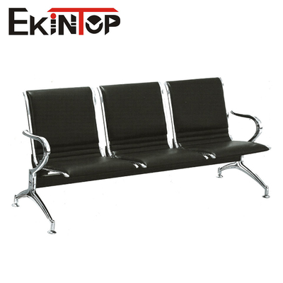 La poudre de attente de chaise de 3 Seater a enduit le matériel en acier pour l'école publique d'aéroport