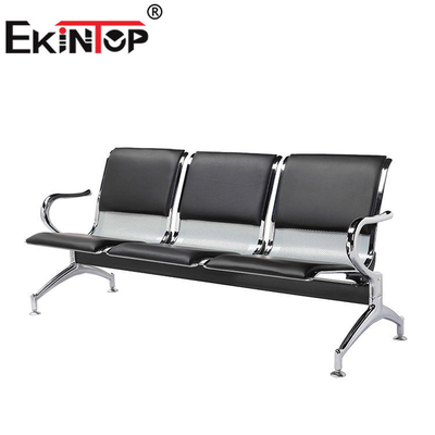 La poudre de attente de chaise de 3 Seater a enduit le matériel en acier pour l'école publique d'aéroport