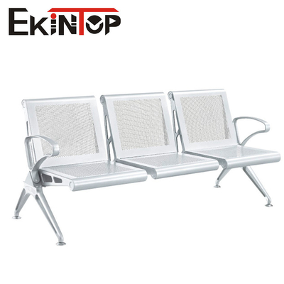 Chaise publique d'aéroport d'acier inoxydable, chaise de réception de 3 Seater pour la salle d'attente