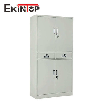 Meuble de rangement en acier en métal peu profond de miroir avec la serrure 5 couches antirouille
