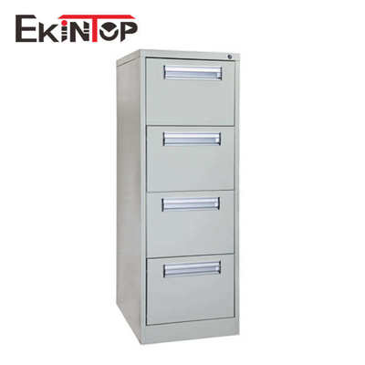 Cabinet en acier laminé à froid de bureau de 4 tiroirs, OEM inodore de placard de classement en métal