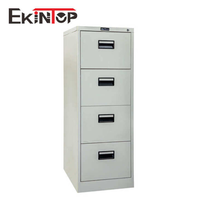 Cabinet en acier laminé à froid de bureau de 4 tiroirs, OEM inodore de placard de classement en métal