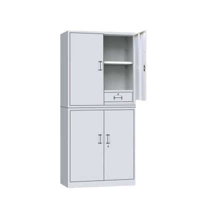 Meuble d'archivage inodore de 2 portes, Cabinet en acier de bureau pour Ski Gym Workshop