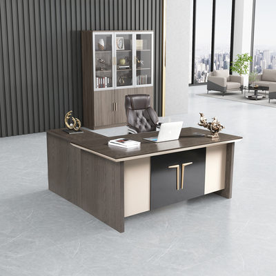 Bureau exécutif de luxe avec les meubles 160cm×80cm×76cm en bois de tiroirs