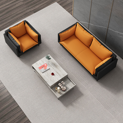 Pièce en cuir de Sofa Pour Salle d'attente de bureau exécutif d'unité centrale universelle