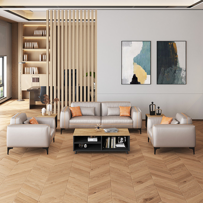 Matériel en cuir synthétique de réception d'hôpital modulaire de Sofa Set Pour Office Use