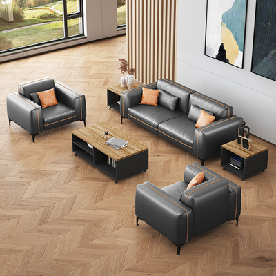 Matériel en cuir synthétique de réception d'hôpital modulaire de Sofa Set Pour Office Use