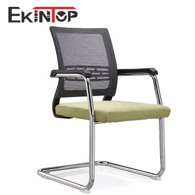 Message publicitaire ergonomique de chaise de visiteur d'Ekintop avec la base de galvanoplastie