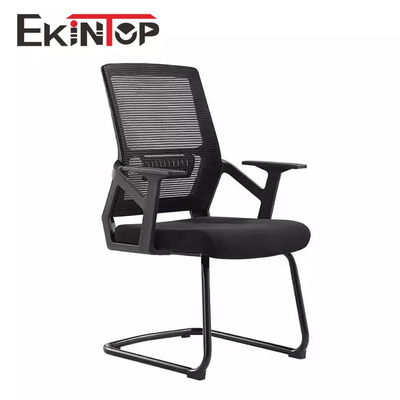 Mesh Folding Office Chair en aluminium, chaises de visiteurs de banque avec l'ODM d'OEM d'accoudoir