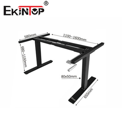 Matériel réglable en métal de bureau de taille électrique ergonomique moderne pour Officeworks