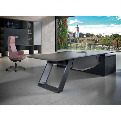 Les Pources de défense principale peignant le bureau moderne en bois de style pour le GV exécutif de directeur ont certifié