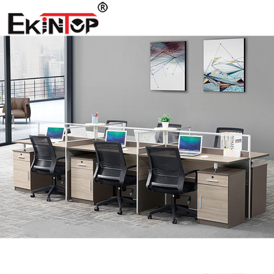 Contemporain durable commercial de séparation de poste de travail de bureau conPourtable