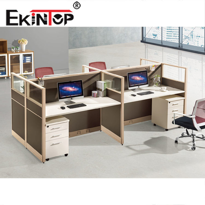 4 multifonctionnels modulaires modernes de poste de travail de bureau de personne pour l'atelier d'école