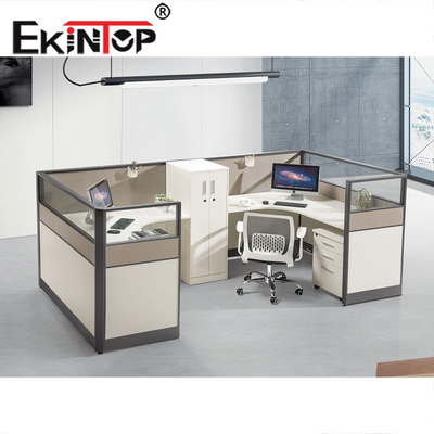 4 multifonctionnels modulaires modernes de poste de travail de bureau de personne pour l'atelier d'école