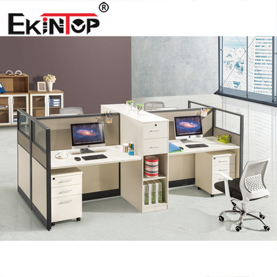 4 multifonctionnels modulaires modernes de poste de travail de bureau de personne pour l'atelier d'école
