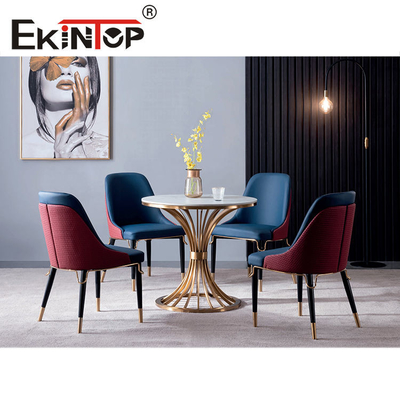 Petit ensemble moderne de table ronde, ODM d'OEM réglable de table de réunion de bureau