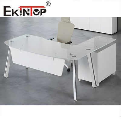 Meubles de bureau Verres durcis Bureau informatique Matériaux épaisés
