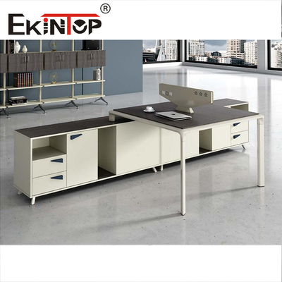 Poste de travail modulaire de meubles de bureau 2/4/6 Seater MFC E1 Level Panel