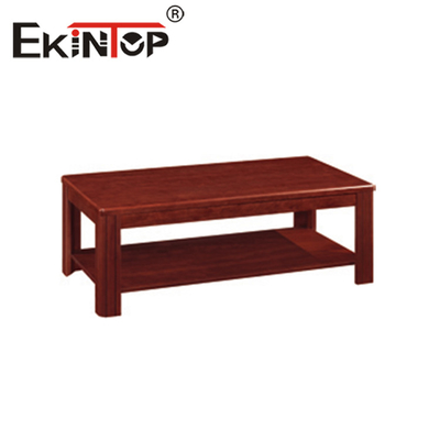 Petite table à thé chinoise réception table à thé canapé assorti table à thé en placage de bois massif