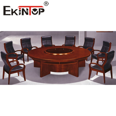 Table de conférence ronde d'entreprise Table de conférence multi-personnes pour grande entreprise