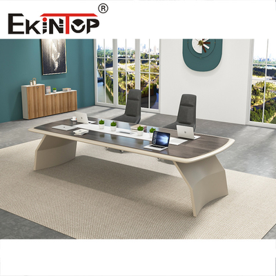Table de réunion de Tableau de conférence de bureau de personne du mobilier de bureau 6 avec le métal