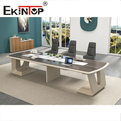 Table de conférence moderne de bureau de MDF Woden MT-54-1 réunion 2.4m