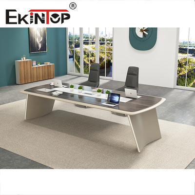 Table de réunion moderne de dessus de table de panneau de mélamine de table de conférence de bureau de preuve de Scrat