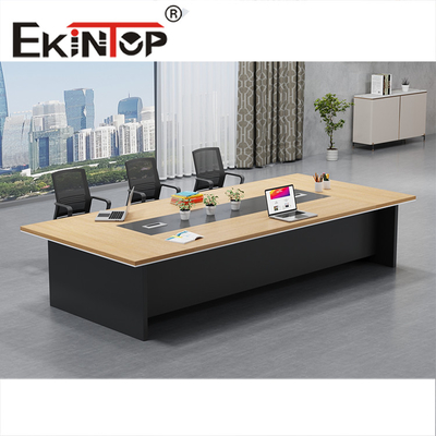 Couleur imperméable extensible de noix de table de conférence de conseil de mélamine