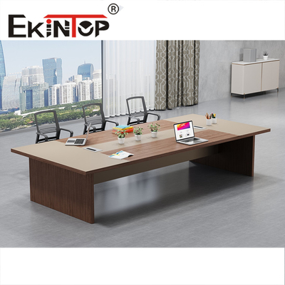 Dessus de table moderne imperméable de conseil de mélamine d'épaisseur du Tableau 58mm de conférence