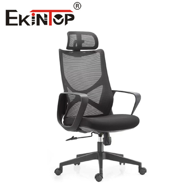Chaise en maille de bureau ergonomique de bonne qualité avec appuie-tête
