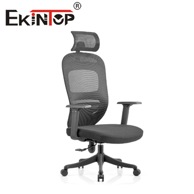 Mobilier de bureau Chaise pivotante en maille pour bureau exécutif Patron Chaise à mécanisme à dossier haut