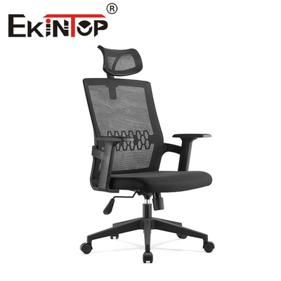 Échantillon gratuit Chaise en maille de bureau à hauteur ergonomique à dossier haut avec appuie-tête