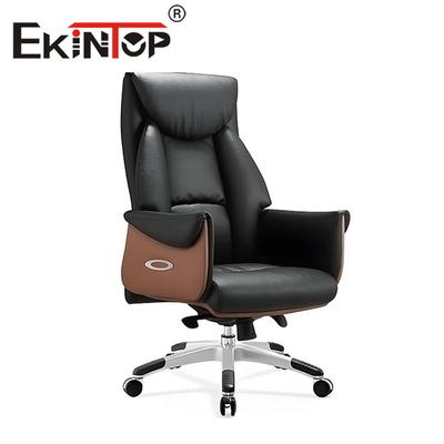 ODM d'OEM moderne de style de pivot réglable de chaise de cuir de bureau d'Ekintop