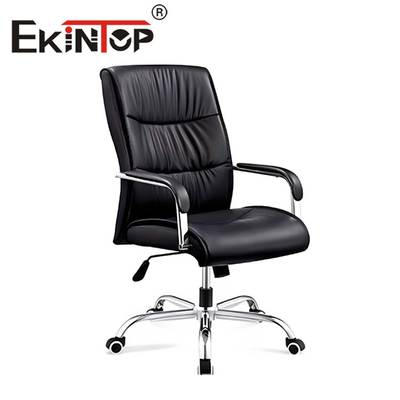 Coussin de bras souple chaise en cuir PU chaise de bureau d'ordinateur pivotant réglable