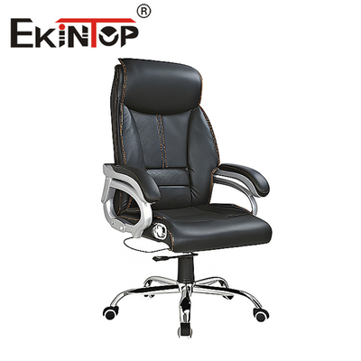 Chaise de PDG ergonomique Chaise en cuir PU de luxe Bureau du directeur exécutif