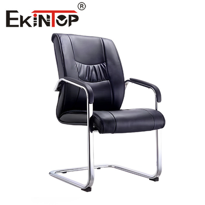 Chaise en cuir PU Chaise de bureau Executive Boss à hauteur réglable noire