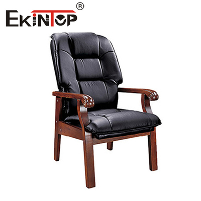 Patron moderne Office Leather Chair Massageable réglable Liftable