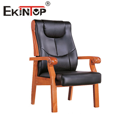 Chaise en cuir de bureau exécutif de luxe Chaise de patron exécutif haut de gamme