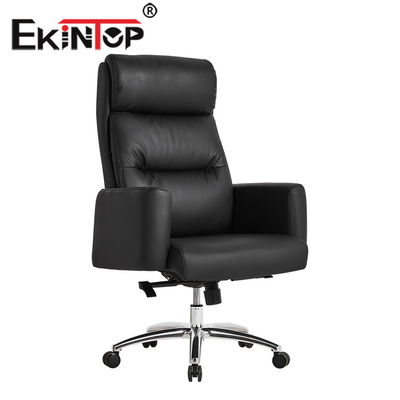 Fabricant confortable de la Chine de chaise d'unité centrale de bureau exécutif de chaise d'Office Swivel Leather de patron
