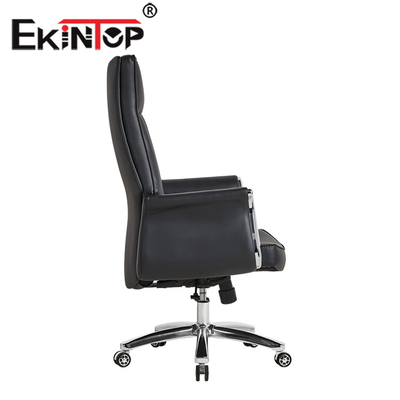 Le bureau en cuir réglable de pivot d'unité centrale préside la chaise exécutive ergonomique confortable